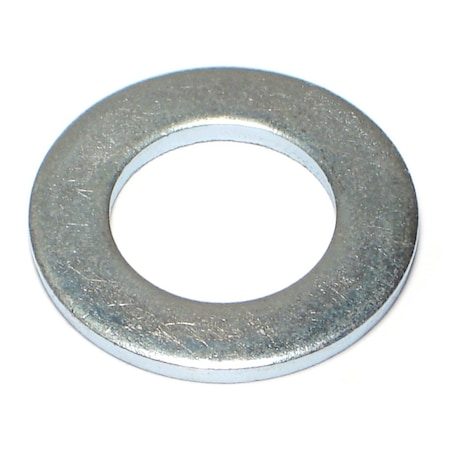 Flat Washer, Fits Bolt Size M20 ,Steel Zinc Plated Finish, 5 PK